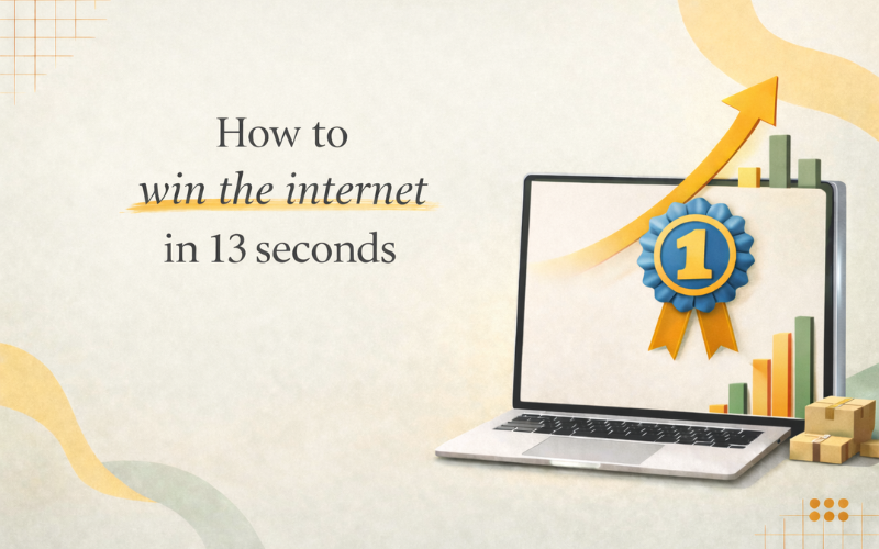 Read more about the article Win the Internet in 13 Seconds